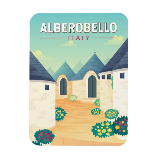 Alberobello Italien Reisen Kunst, Dichtung und Mus Magnet (Vertikal)