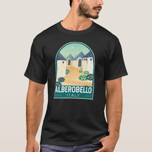 Alberobello Italien Reisen Kunst, Dichtung und Mus T-Shirt (Vorderseite)