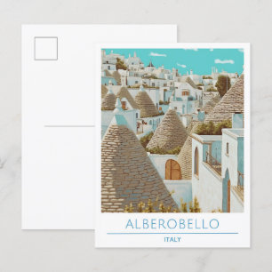 Alberobello Italien Reisen Postkarte