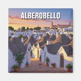 Alberobello Italy Trulli houses Travel Magnet