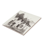 Alberobello trulli in Apulien Fliese (Seite)