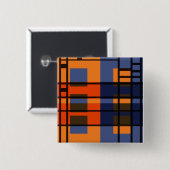 Albers u. Mondrian Button (Vorne & Hinten)