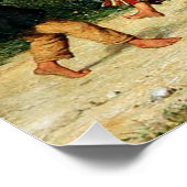 Albert Anker - Der Schulspaziergang Poster (Ecke)