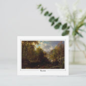 Albert Bierstadt #109 - Fine Art Postcard Postkarte (Stehend Vorderseite)