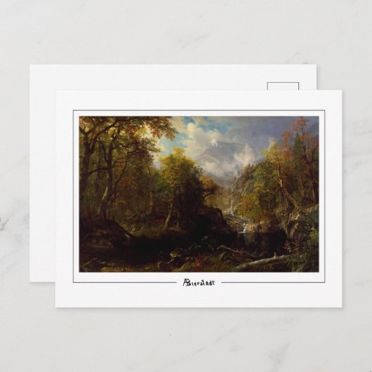 Albert Bierstadt #109 - Fine Art Postcard Postkarte (Vorne/Hinten)