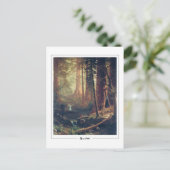 Albert Bierstadt #113 - Fine Art Postcard Postkarte (Stehend Vorderseite)