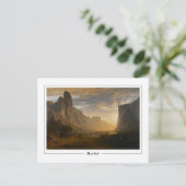 Albert Bierstadt #121 - Fine Art Postcard Postkarte (Stehend Vorderseite)