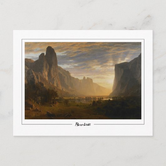 Albert Bierstadt #121 - Fine Art Postcard Postkarte (Vorderseite)