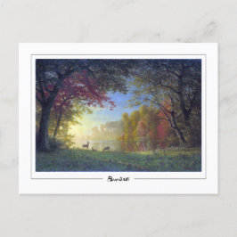 Albert Bierstadt #134 - Fine Art Postcard Postkarte
