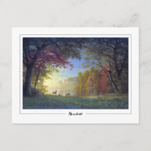 Albert Bierstadt #134 - Fine Art Postcard Postkarte