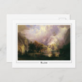 Albert Bierstadt #136 - Fine Art Postcard Postkarte (Vorne/Hinten)