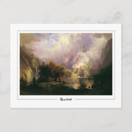 Albert Bierstadt #136 - Fine Art Postcard Postkarte