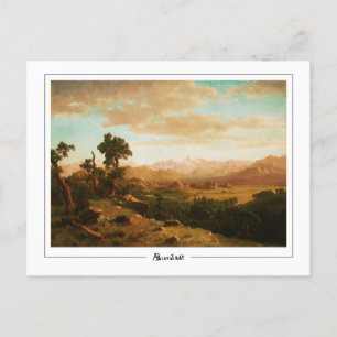Albert Bierstadt #14 - Fine Art Postcard Postkarte