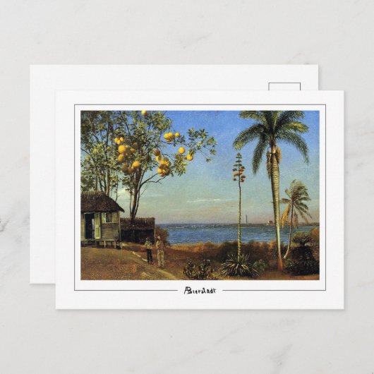 Albert Bierstadt #196 - Fine Art Postcard Postkarte (Vorne/Hinten)