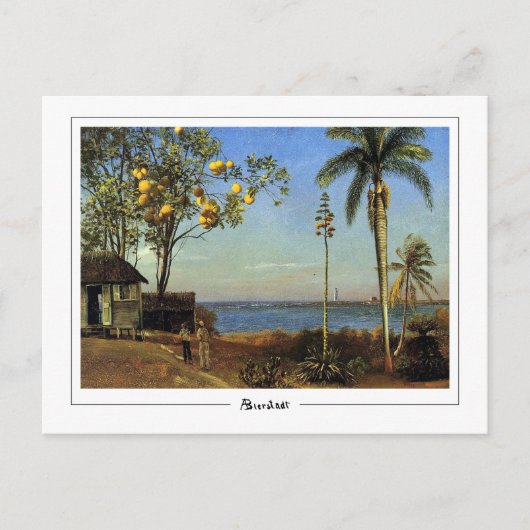 Albert Bierstadt #196 - Fine Art Postcard Postkarte (Vorderseite)