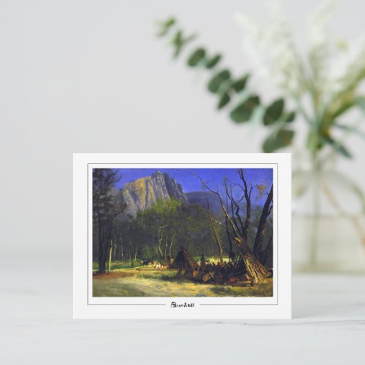 Albert Bierstadt #206 - Fine Art Postcard Postkarte (Stehend Vorderseite)