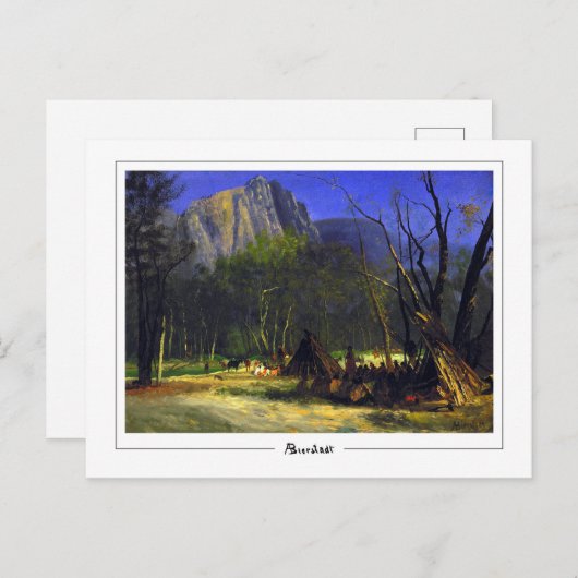 Albert Bierstadt #206 - Fine Art Postcard Postkarte (Vorne/Hinten)