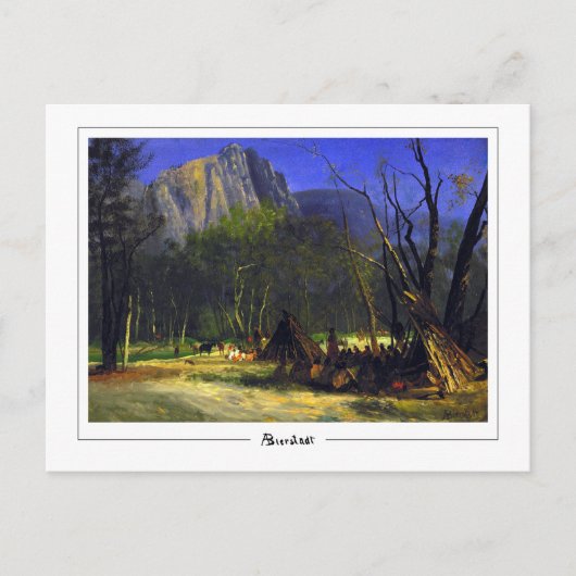 Albert Bierstadt #206 - Fine Art Postcard Postkarte (Vorderseite)