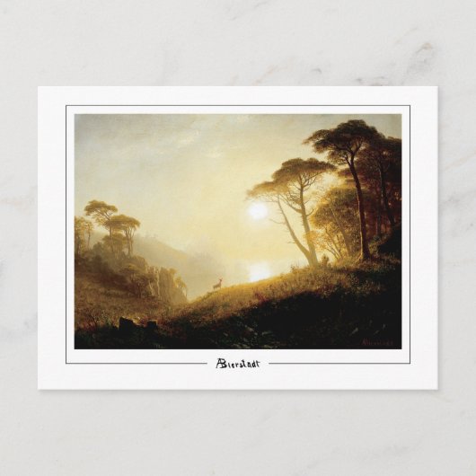 Albert Bierstadt #224 - Fine Art Postcard Postkarte (Vorderseite)