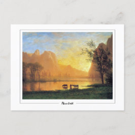 Albert Bierstadt #229 - Fine Art Postcard Postkarte