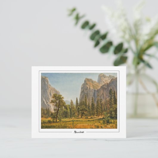 Albert Bierstadt #261 - Fine Art Postcard Postkarte (Stehend Vorderseite)