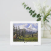 Albert Bierstadt #271 - Fine Art Postcard Postkarte (Stehend Vorderseite)