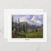 Albert Bierstadt #271 - Fine Art Postcard Postkarte (Vorne/Hinten)