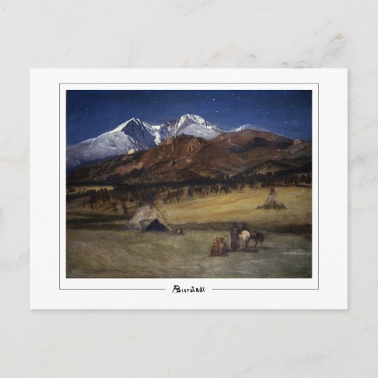 Albert Bierstadt #287 - Fine Art Postcard Postkarte (Vorderseite)