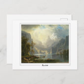 Albert Bierstadt #298 - Fine Art Postcard Postkarte (Vorne/Hinten)