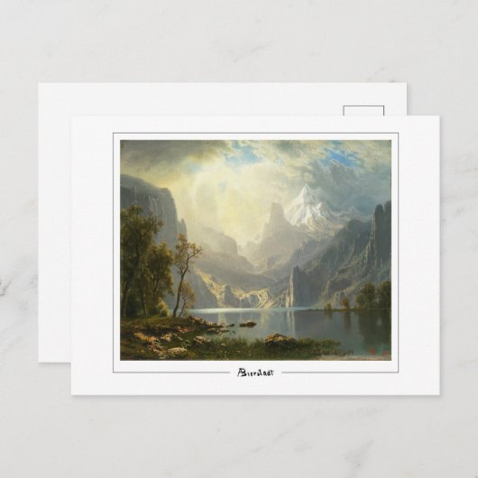 Albert Bierstadt #298 - Fine Art Postcard Postkarte (Vorne/Hinten)