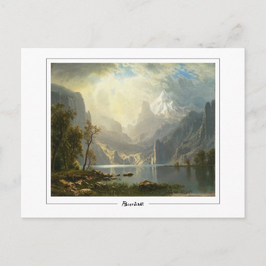 Albert Bierstadt #298 - Fine Art Postcard Postkarte (Vorderseite)