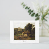 Albert Bierstadt #299 - Fine Art Postcard Postkarte (Stehend Vorderseite)