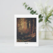 Albert Bierstadt #4 - Fine Art Postcard Postkarte (Stehend Vorderseite)