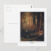 Albert Bierstadt #4 - Fine Art Postcard Postkarte (Vorne/Hinten)
