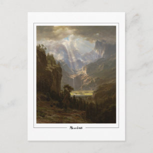 Albert Bierstadt #52 - Fine Art Postcard Postkarte