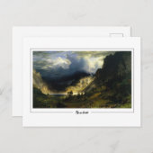 Albert Bierstadt #60 - Fine Art Postcard Postkarte (Vorne/Hinten)