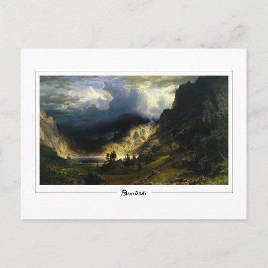 Albert Bierstadt #60 - Fine Art Postcard Postkarte (Vorderseite)