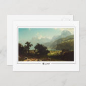 Albert Bierstadt #70 - Fine Art Postcard Postkarte (Vorne/Hinten)
