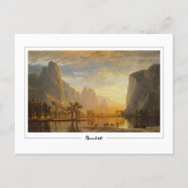 Albert Bierstadt #86 - Fine Art Postcard Postkarte