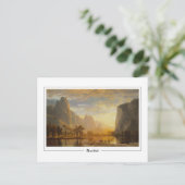 Albert Bierstadt #86 - Fine Art Postcard Postkarte (Stehend Vorderseite)