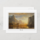 Albert Bierstadt #86 - Fine Art Postcard Postkarte (Vorne/Hinten)