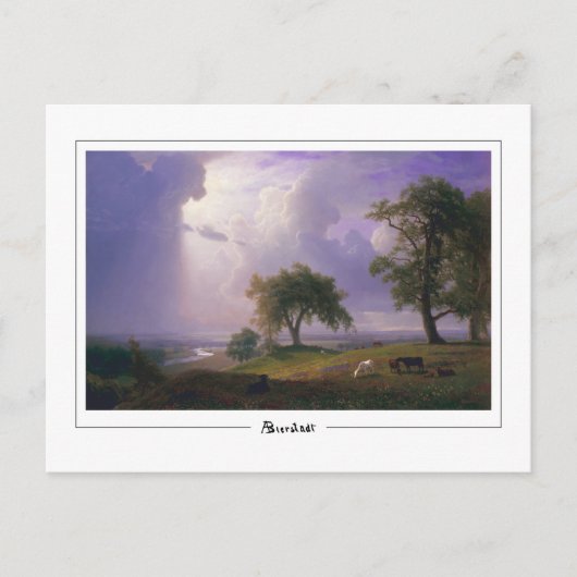 Albert Bierstadt #99 - Fine Art Postcard Postkarte (Vorderseite)