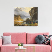 Albert Bierstadt - Amerikanischen Ureinwohner Spea Leinwanddruck (Insitu (Wohnzimmer))