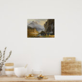 Albert Bierstadt - Amerikanischen Ureinwohner Spea Poster (Küche)