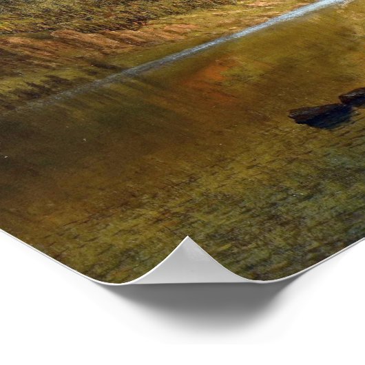 Albert Bierstadt Amerikanischen Ureinwohners Spear Poster (Ecke)