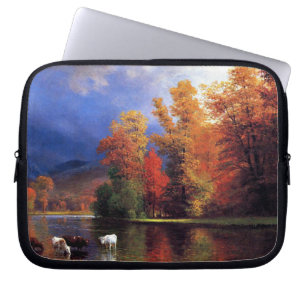 Albert Bierstadt - Auf dem Saco Laptopschutzhülle