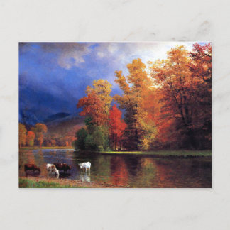 Albert Bierstadt - Auf dem Saco Postkarte