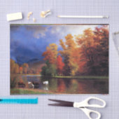 Albert Bierstadt - Auf dem Saco Seidenpapier (Handwerk)