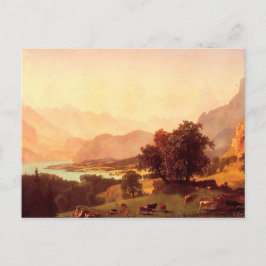 Albert Bierstadt Berner Alpen 1859 Postkarte