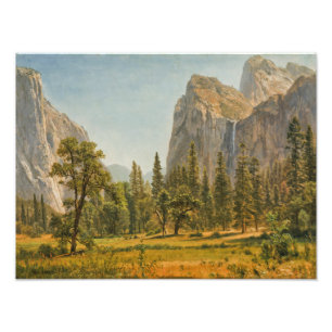 Albert Bierstadt - Bridal Veil Falls, Yosemite Fotodruck